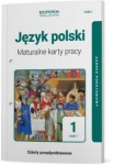 NOWA!!! Język polski 1 cz.1 Linia 1 Maturalne karty pracy lic/tech zakres podstawowy, wyd. Operon REF