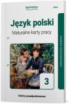 NOWA!!! Język polski 3 Linia 1 Maturalne karty pracy lic/tech zakres rozszerzony, wyd. Operon REF