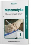 NOWA!!! Matematyka 1 cz.1 Maturalne karty pracy lic/tech zakres rozszerzony, wyd. Operon REF