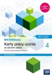 NOWA!!! MATeMAtyka 4 Karty pracy ucznia lic/tech zakres podstawowy, wyd. Nowa Era REF