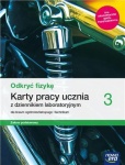 NOWA!!! Odkryć fizykę 3 Karty pracy ucznia lic/tech zakres podstawowy, wyd. Nowa Era REF