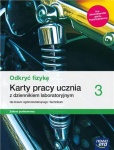 NOWA!!! Odkryć fizykę 3 Karty pracy ucznia lic/tech zakres podstawowy, wyd. Nowa Era REF