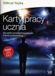 NOWA!!! Odkryć fizykę Karty pracy ucznia dla szkół ponadgimnazjalnych zakres podstawowy, wyd.Nowa Era